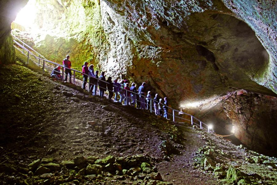 Eiszeitpfad Sontheimer Höhlentour Alb-Donau-Kreis; Sontheimer Höhle - älteste Schauhöhle