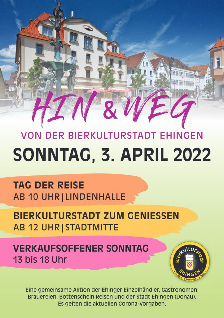 Hin und weg von der Bierkulturstadt Ehingen