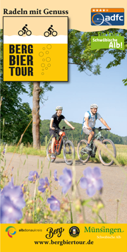 Cover des "Berg Bier Tour - Radeln mit Genuss" Alb-Donau-Kreis Prospekt