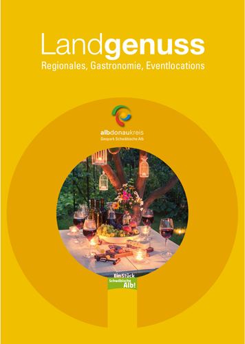 Cover des Prospekt "Landgenuss - Regionales, Gastronomie, Eventlocations". Alb-Donau-Kreis