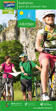 Cover des "Albtäler - Radfahren durch die schönsten Täler" Alb-Donau-Kreis Prospekt
