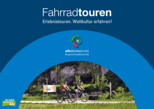 Cover des Alb-Donau-Kreis Prospekt "Fahrradtouren - Erlebnistouren. Weltkultur erfahren!"
