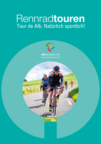 Cover des "Rennradtouren - Tour de Alb. Natürlich sportlich!" Alb-Donau-Kreis Prospekt