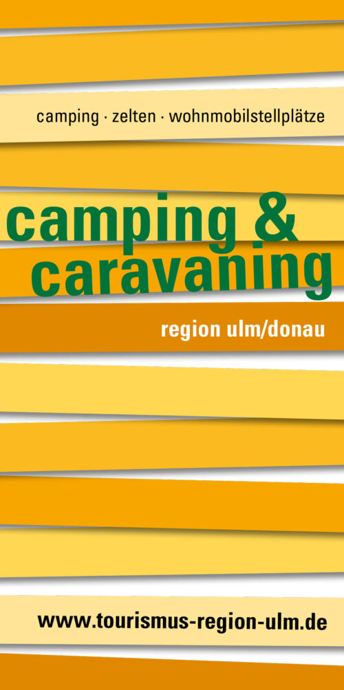 Cover des "Camping und Caravaning - Region Ulm/Donau" Alb-Donau-Kreis Prospekt