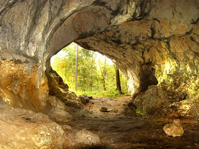 Eine Höhle im Alb Donau Kreis
