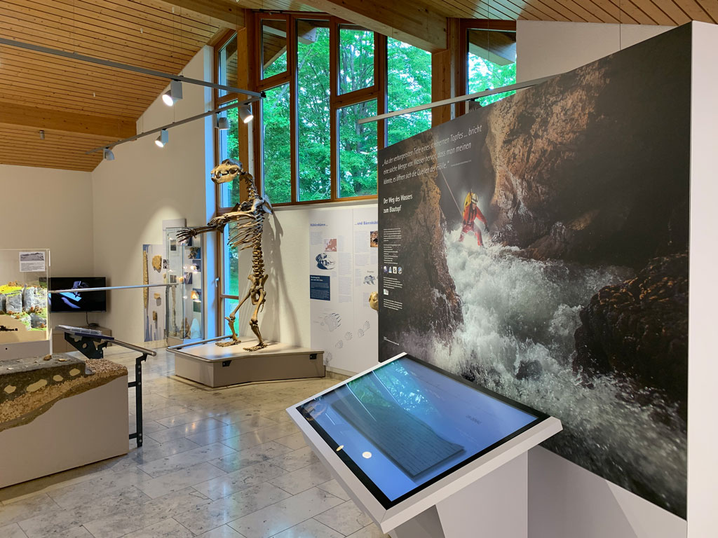 Laichinger Höhlenkundliche Museum mit interaktiven Plattform