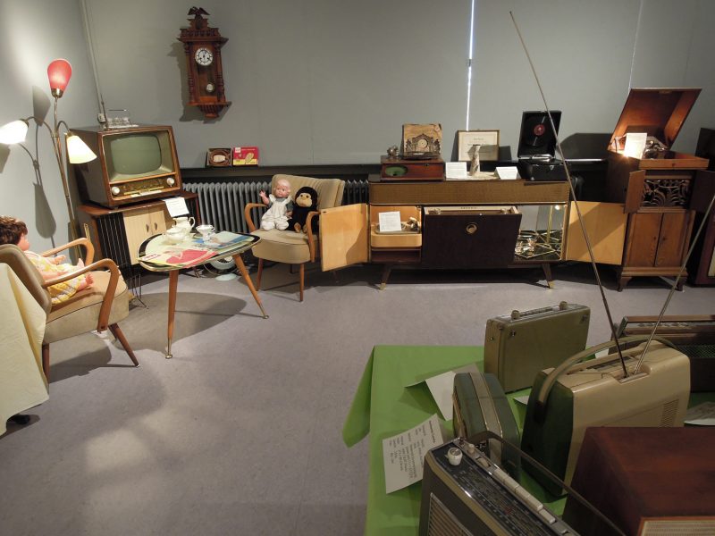 Austellung Radios im Museum