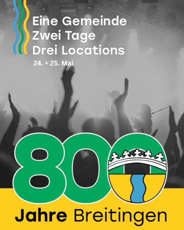 🎉 800 Jahre Breitingen – Jubiläumsfest am 24. & 25. Mai 2025! 🎉
📍 Drei Orte – Zwei Tage – Eine GemeindeBreitingen feiert seine Geschichte mit einem Fest für die ganze Familie! Auf euch wartet ein buntes Programm an drei Standorten:
📌 Festwiese mit Festzelt:
🎤 Kapelle RIFF live
😂 Schwäbischer Humor mit Die Kächeles
🎧 DJ Saile sorgt für Partystimmung
🍽️ Herzhaftes Essen, Beach Party & Barbetrieb
🎭 Karle kommt – Unterhaltung für Jung & Alt
📌 Schönrainmühle:
🦴 Zeitreise durchs Lonetal – Steinzeit & Mittelalter erleben
🧁 Mühlenkaffee mit Kuchen & Häppchen
👣 Mühlenführungen & Handwerksgeschichte zum Anfassen
📌 Dorfplatz:
🚒 Feuerwehr-Aktion mit Hüpfburg & Spielstationen
🎯 Spaß für Kinder & Familien
🥨 Kulinarische Vielfalt & regionale Produkte
🐴 Shuttle-Service mit Pferdewagen & Feuerwehrfahrzeug verbindet alle Standorte!
📷 Das vollständige Programm findet ihr im Bild – oder online:
🌐 breitingen.de/800-jahrfeier
Breitingen800 Jubiläum Festwochenende Dorfleben LonetalFeiert 800Jahre GemeinsamFeiern TraditionUndZukunft BreitingenFeiert Schönrainmühle Festwiese Dorfplatz
