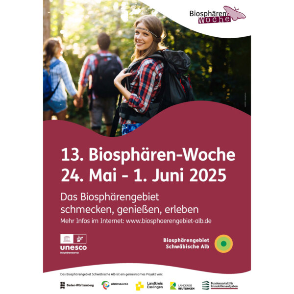 🌿 Biosphären-Woche 2025 im Alb-Donau-Kreis 🌿
📅 24. Mai – 1. Juni 2025
📍 Erleben, genießen und entdecken – im UNESCO-Biosphärengebiet Schwäbische Alb!Vom 24. Mai bis 1. Juni 2025 dreht sich bei der 13. Biosphären-Woche alles rund um das von der UNESCO ausgezeichnete biosphaerengebiet_alb. An neun Tagen voller Erlebnisse warten besondere Aktionen und attraktive Angebote – organisiert von zertifizierten Partner*innen der Region. Viele Veranstaltungen eignen sich auch besonders für Familien mit Kindern! 🧒👨👩👧👦
📅 Veranstaltungen im Überblick
📌 Samstag, 24.05.
🥾 11:00 Uhr – 24 Stunden Outdoor im Frühling (Lauterach)
🌿 14:00 Uhr – Kräuterspaziergang mit Eva Collombet (Lauterach)
🎶 20:30 Uhr – Mystische Klänge aus der Unterwelt (Westerheim)
📌 Sonntag, 25.05.
🥾 11:00 Uhr – 24 Stunden Outdoor im Frühling (Lauterach)
🌿 14:00 Uhr – Kräuterspaziergang mit Eva Collombet (Lauterach)
📌 Montag, 26.05.
🍺 18:00 Uhr – Bierverkostung mit Biersommelière (Ehingen)
📌 Mittwoch, 28.05.
🍞 18:00 Uhr – Bier- & BrotBackZeit (Ehingen)
🍽️ 18:00 Uhr – 4-Gänge-Biosphärenmenü inkl. Aperitif (Ehingen)
📌 Freitag, 30.05.
🌿 14:00 Uhr – Kräuterspaziergang mit Eva Collombet (Lauterach)
📌 Samstag, 31.05.
🥾 10:00–16:00 Uhr – Wanderung: Klare Quellen, wilder Wald… (Schelklingen-Hütten)
📌 Sonntag, 01.06.
🌿 14:00 Uhr – Kräuterspaziergang mit Eva Collombet (Lauterach)
Mehr Infos & Anmeldung:
👉 biosphaerengebiet-alb.de
BiosphärenWoche2025 AlbDonauKreis SchwäbischeAlb NachhaltigGenießen NaturErleben UNESCOBiosphärengebiet Bierkultur Wandern RegionaleKüche Familienzeit PartnerInitiative EntdeckeDieAlb AlbDonauErleben UNESCOWelterbe NaturGenießen RausInDieNatur meinalbdonaukreis albdonaukreistourismus albdonau albdonaukreis albzeit schwaebischealb schwäbischealb schwabenland schwabenländle theland visitbawu visitgermany